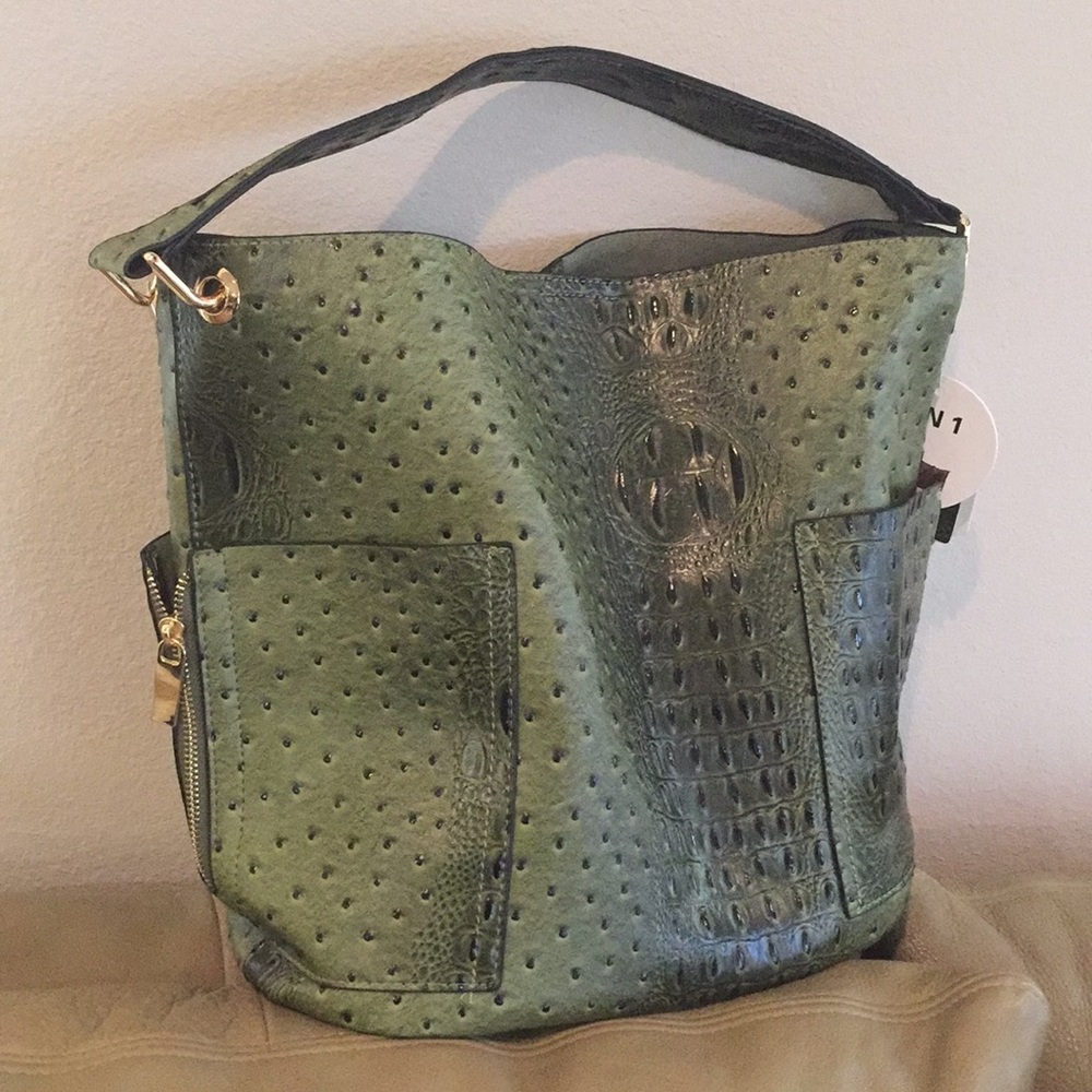 Handbag Republic Classic Vegan 2 Piece Bag/New